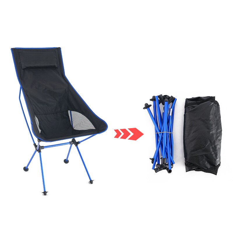 Ultralichte Vissen Klapstoel Draagbare al aire libre Vrije Tijd barbacoa Vissen Camping Klapstoel aluminio Strand Wandelstoel