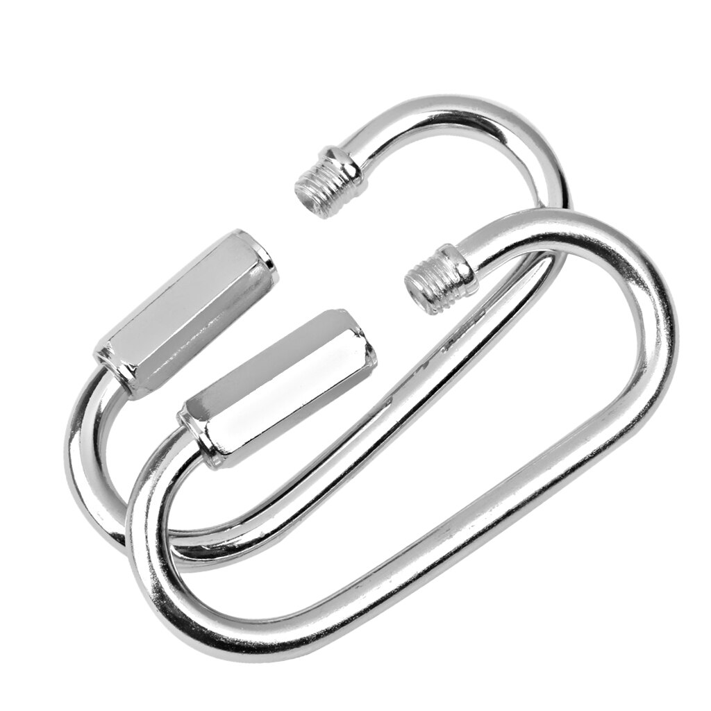Juego de oscilación fuerte, enganche de enlace rápido, gancho a presión, conector oscilante, 2 uds.