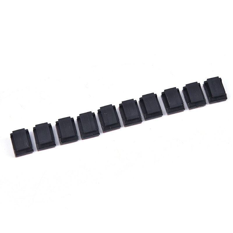 10 stuks /30 stuks /50 stuks /set zelfklevende kabelbundelhouder en bevestigingsclips voor ledstrip