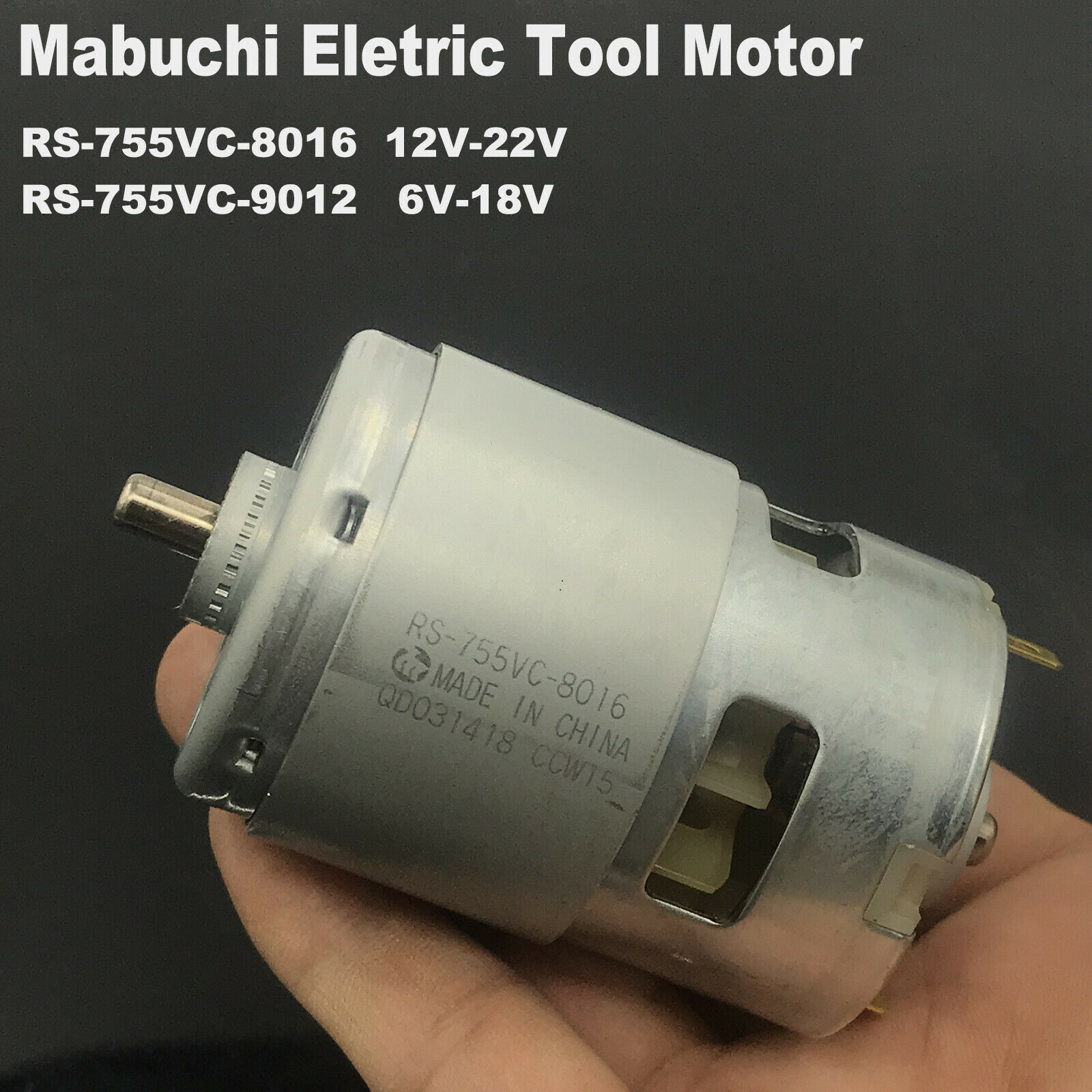 Originele Mabuchi 735 755 775 Dc Motor 12V 14.4V 18V 24V Hoge Snelheid High Power Hoge koppel Tuin Tool Elektrische Boor Motor