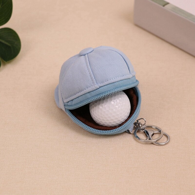 Candy Color Baseball Cap Coin Bag Mini Golf Bag Zipper Bag Car Key Cover