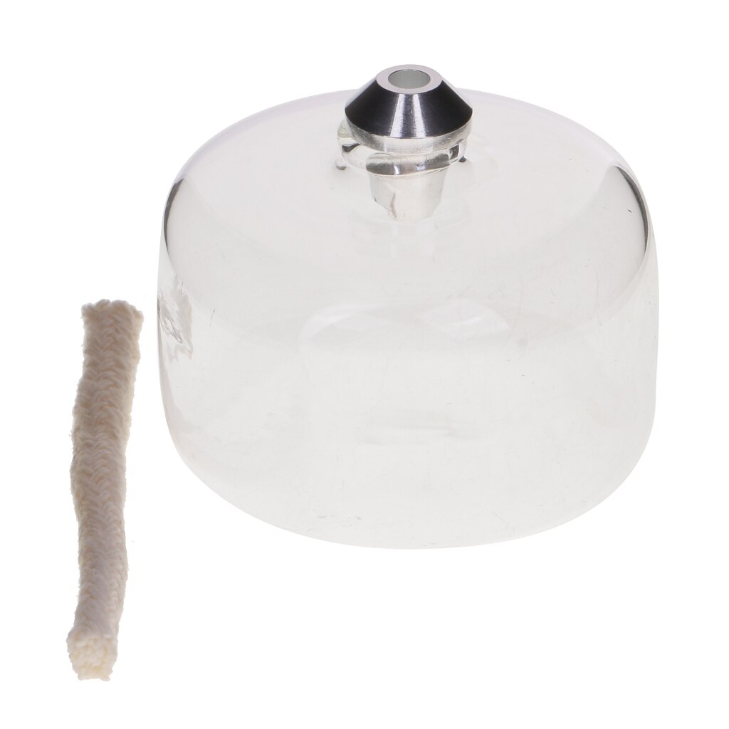 35ml Clear Glass Alcohol Lamp with Wick for Stirling Engine Heating Tools Accessories