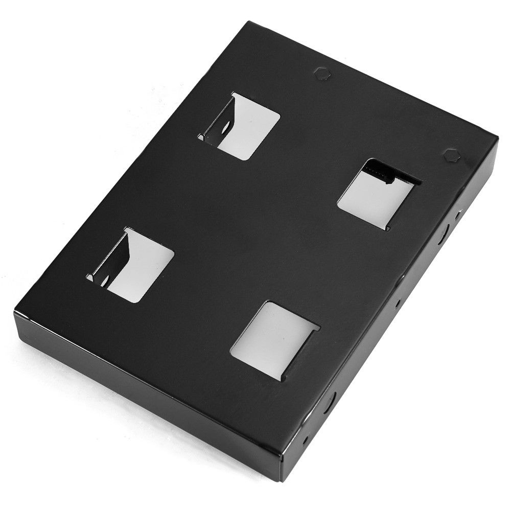 Aluminum 2.5" to 3.5" SATA Hard Disk Drive Converter Caddy Tray Cage Swap Plug HDD SSD Mounting Bracket Kit