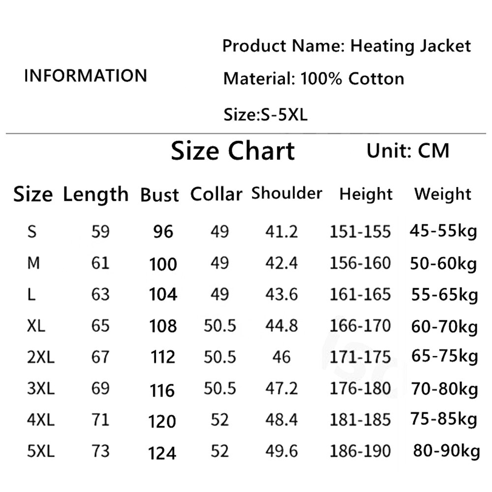 Chaquetas térmicas para exteriores con calefacción por USB, ropa térmica eléctrica, cuello alto de manga larga, prendas de vestir para pesca, senderismo