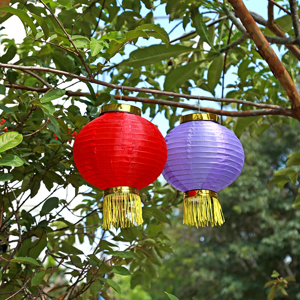 2 Stuks Ronde Lantaarn Chinese Licht Ballen Voor Bruiloft Verjaardag Decor Ambachtelijke Diy Opknoping Lantaarn Jaar Party decor