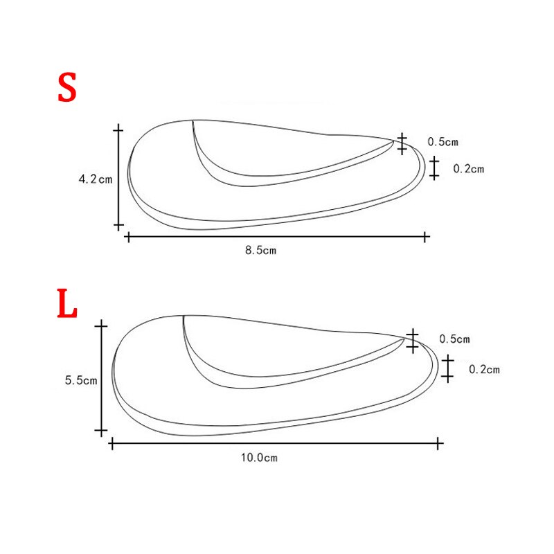 brandzel Orthotic profesjonalny łuk Pomoc brandzel płaski stopa Flatfoot korektor but poduszka wstawić silikon żel orthopedic Podkładka