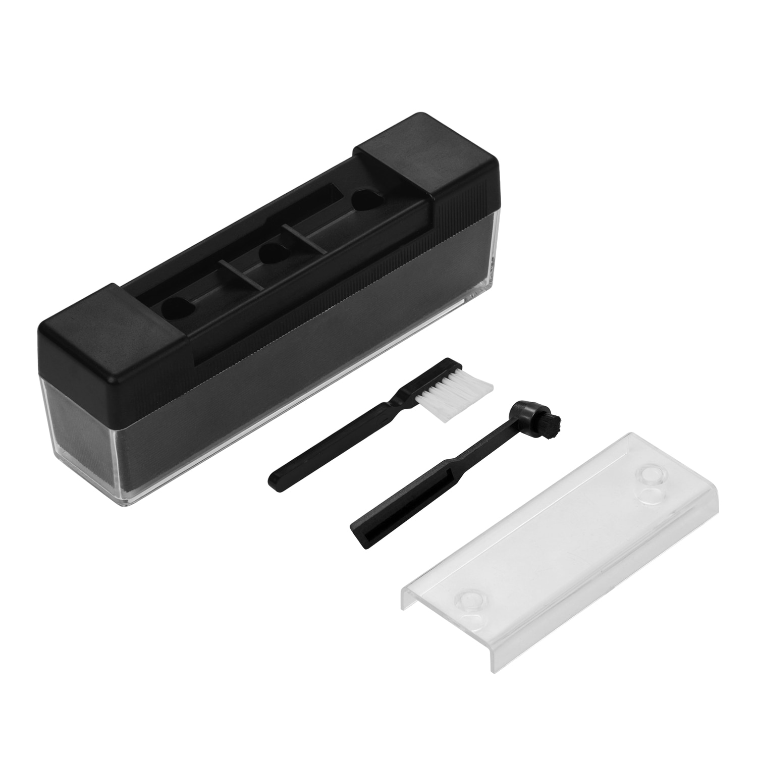 3-in-1 Soft Velvet Record Cleaner Cleaning Brush with Small Brush and Needle Brush for Vinyl Records Anti Static Cleaning Tool