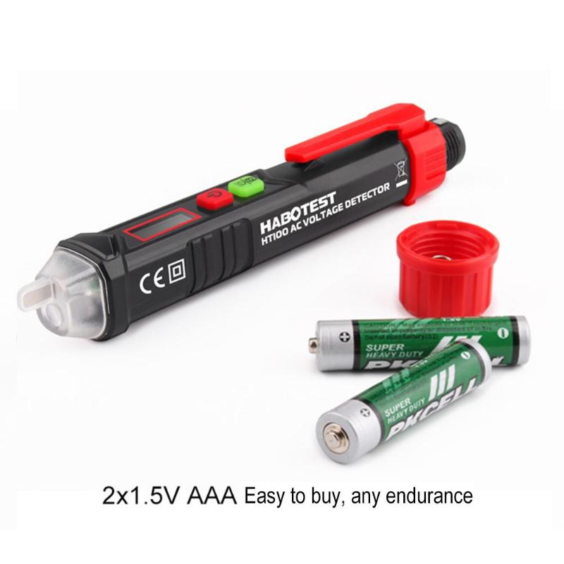 HABOTEST HT100 Multifunction Noncontact Digital Display AC 12V1000V