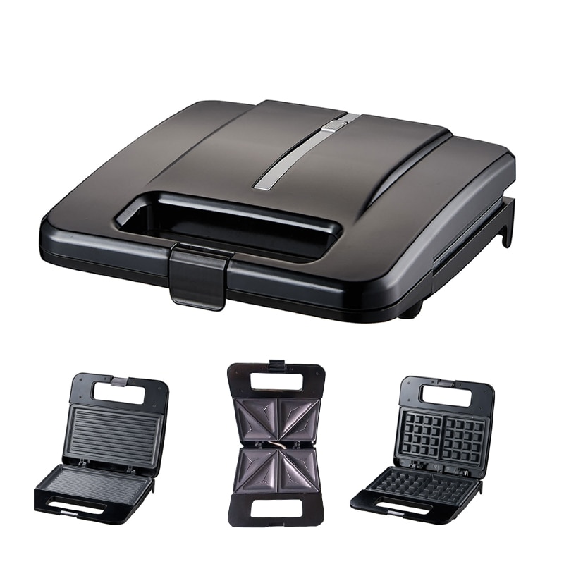Multifunctional Electric Mini Sandwich Makers grilling Panini plate Waffle toaster breakfast machine barbecue oven EU plug