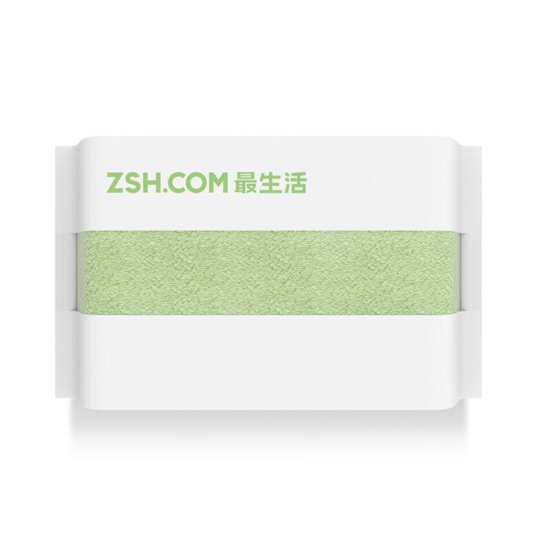 Youpin ZSH Polyegiene Antibacterical Towel 34*76CM Young Series 100% Cotton 5 Colors Highly Absorbent Bath Face Hand Towel D5: green
