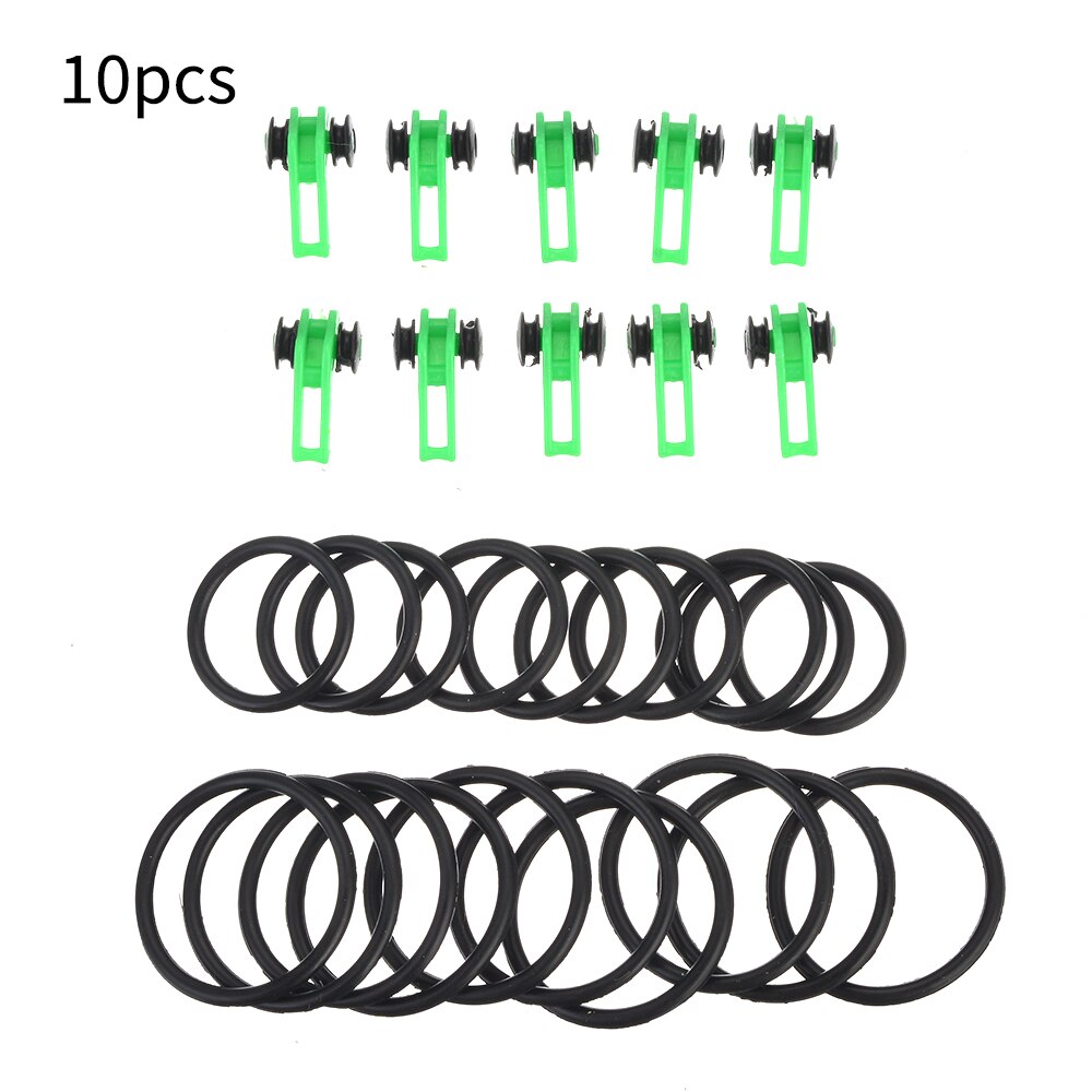 10Pcs/Bag Plastic Fishing Hook Keeper for Fishing Rod Pole Fishing Lures Bait Safety Holder Fishing Tackle: 08