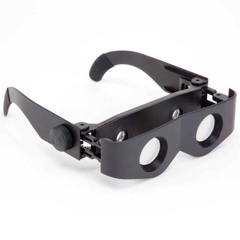 Outdoor Draagbare Vissen Telescoop Bril Plastic Frame Vissen Vergrootglas Hd Head-Mounted Verrekijker: Default Title