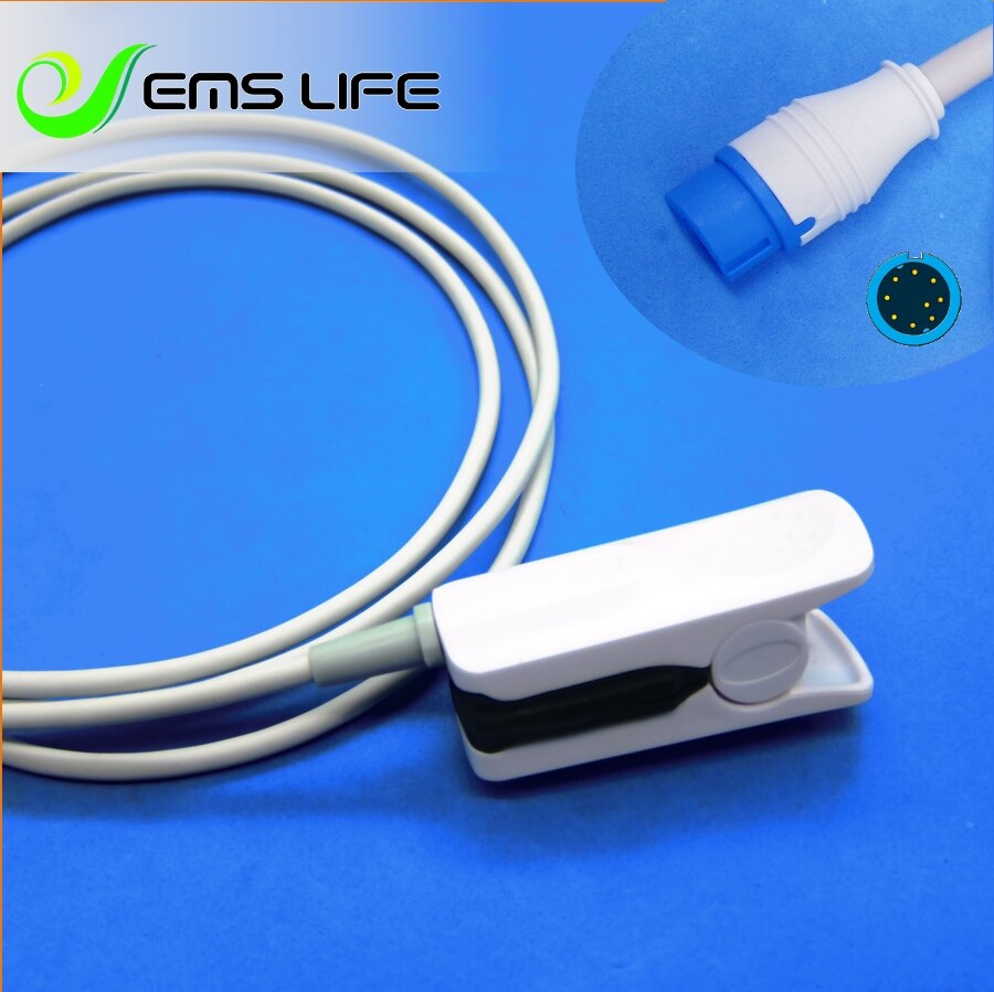 Lange Kabel Awt Volwassen Vinger Clip Spo2 Sensor Voor Biolight A8, A9 Digitale Serie: Adult MR Finger Clip
