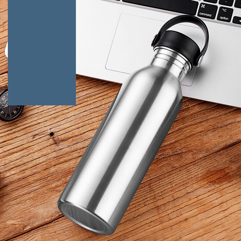 350/500/600/750Ml Draagbare Sport Water Cup 304 Roestvrij Staal Bidon Outdoor Cup Amerikaanse sport Fles Voor Outdoor