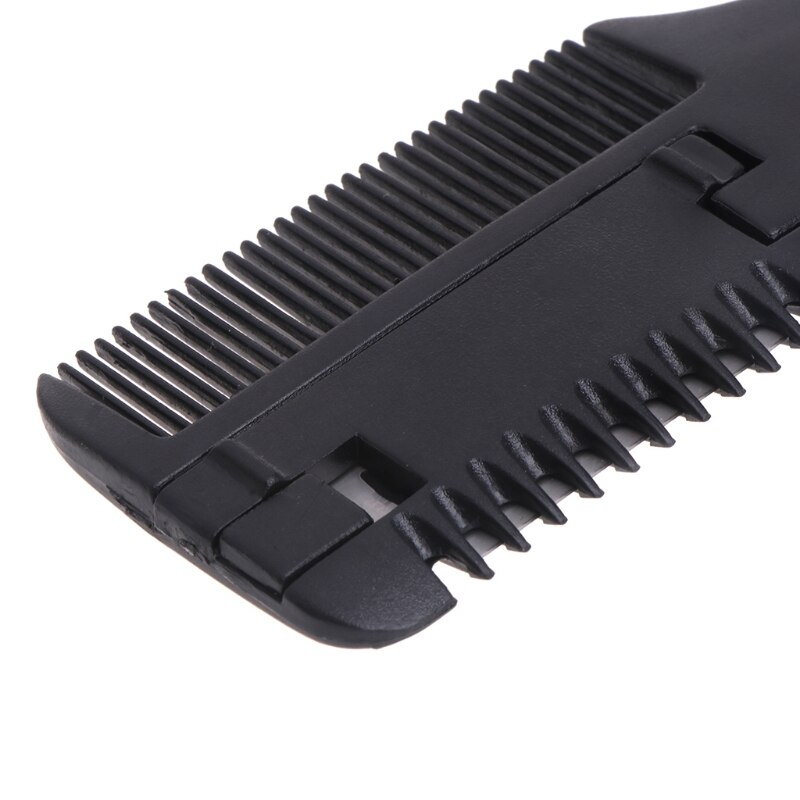 Haar Scheermes Kam Zwart Handvat Snijden Dunner Thuis Diy Trimmer Binnen Blades