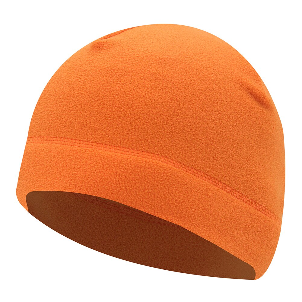 Mannen En Vrouwen Algemene Fietsen Caps, Winter Winddicht En Warm Polar Fleece Caps, sport Running Ski Caps: Oranje