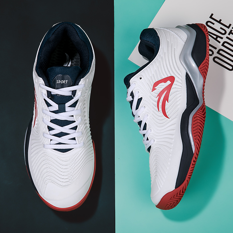 Nouvelles chaussures de badminton pour hommes et femmes chaussures de tennis chaussures d'entraînement en caoutchouc semelle souple chaussures de sport respirantes respirantes
