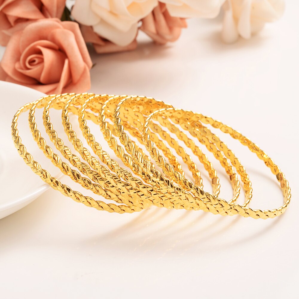 Moda banhado a ouro pulseiras para mulher 68mm grande círculo fio indiano pulseira jóias presentes de festa atacado