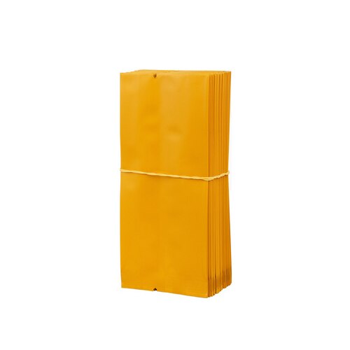 200 teile/los Tee taschen Reinem Aluminium Tasche Wärme Dichtung Verpackung Beutel Lebensmittel Kaffee Tee Tasche 13*5.5*2,5 cm: YELLOW