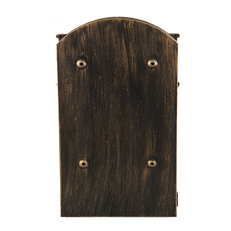 XD-LOCKABLE SECURE POSTBOX LETTERBOX WALL MOUNTED STAINLESS MAIL POST LETTER BOX Model:Bronze