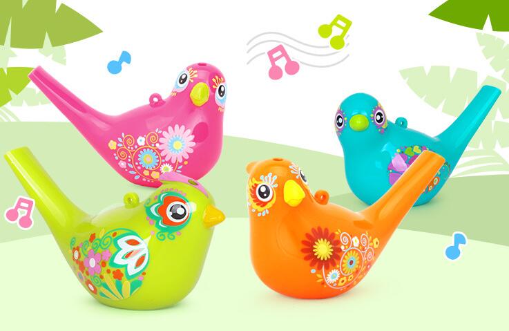 1 Pcs Grappig Bad Speelgoed Creatieve Simulatie Vogel Gesprekken Voeg Water Fluitje Kinderen Baby Zwemmen Speelgoed
