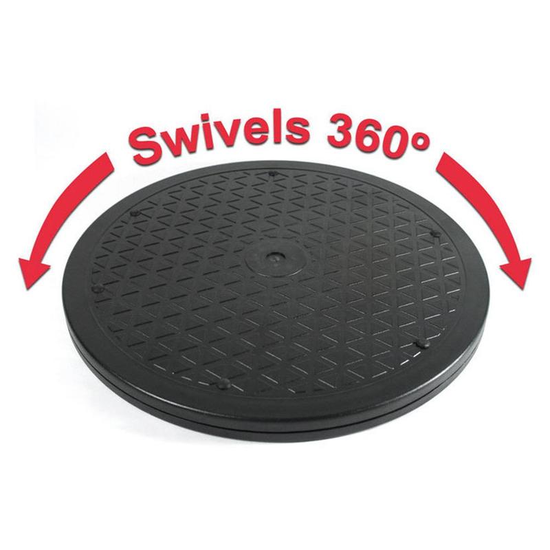 Multipurpose Rotating Turntable Lazy Susan 360-Swivel Dual Capacity 220 Ring Food Cake Ball Bearings lb Kitchen O7M2