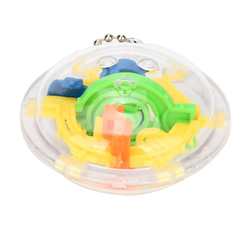Mini Ball Maze Intellect 3d Puzzle Toy Balance Barrier Magic Labyrinth Spherical toys for children