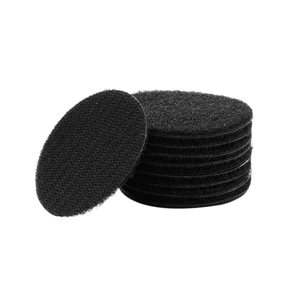 5 Pairs Carpet Sticky Pads Rug fixing glue Anchors Mounting Non-Slip Fabric and Hook Carpet Loop Tape Adhesive N5O7: black
