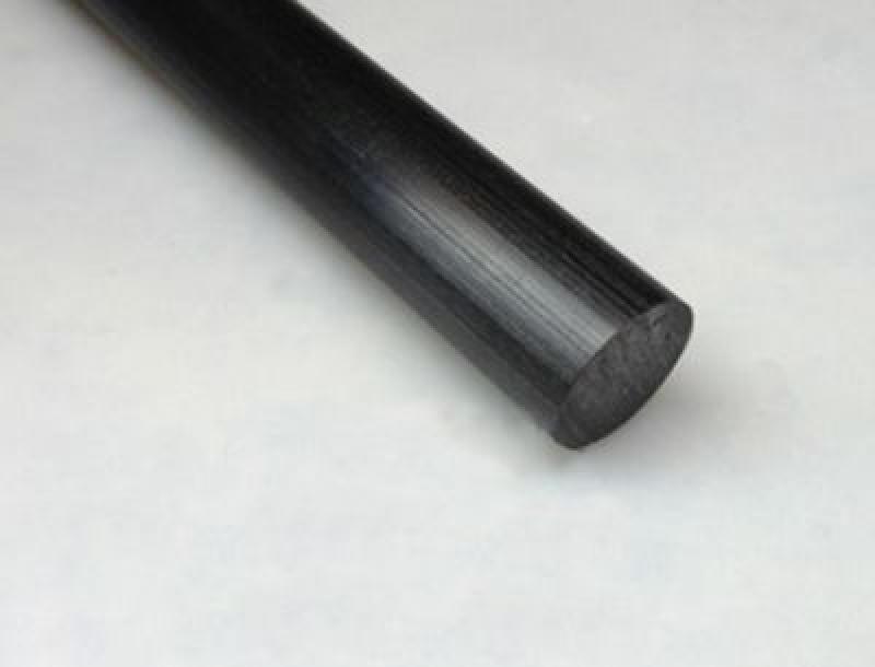 Varillas de nailon puro PA6, varilla de 250mm de poliamida negra, resistente al desgaste, diámetro de 10mm ~ 30mm, 1 unidad