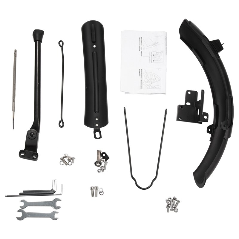 For Xiaomi Qicycle EF1 Electric Bicycle Bike Mudguard and Kickstand Tyre Splash Fender Support: Default Title