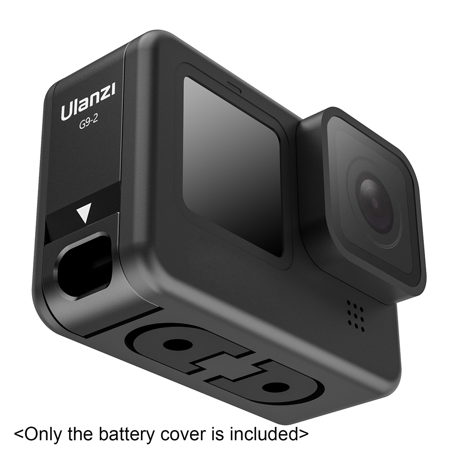 Ulanzi G9-2 coperchio della fotocamera di azione coperchio della batteria coperchio della batteria rimovibile sostituzione dell&#39;accessorio dello sportello della batteria per GoPro Hero 9 coperchio della fotocamera