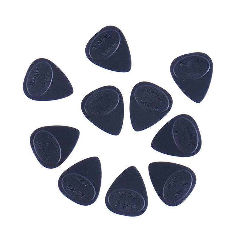 Meideal 15 Stuks Helder En Kleur Siliconen Gitaar Vingertop Protectors In 5 Maten (L/M/S/ xs/Xxs) en 10 Stuks Plectrums