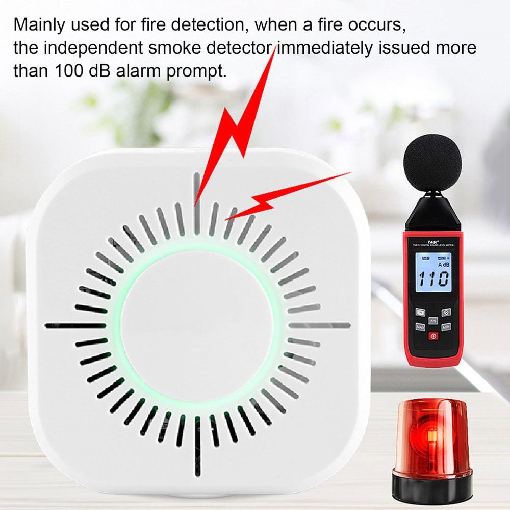 Smoke Detector Security Smoke Alarm No Wireless Smoke Detector Fire Alarm Independent Fire Alarm Sensor