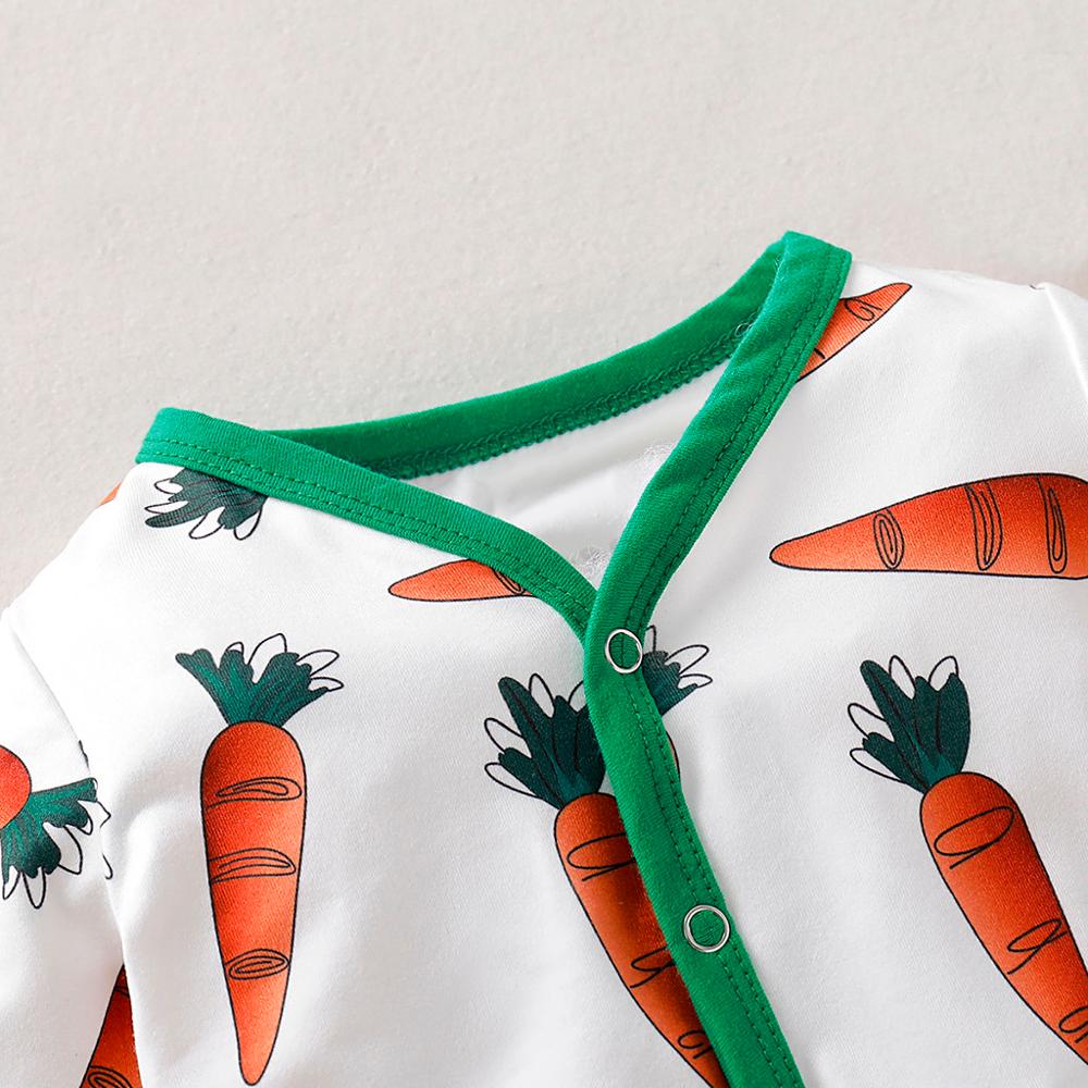 Baby mädchen kleidung baby romper baby mädchen romper winter pudcoco halloween kostüm overall onesie kombinez Cartoon Karotte 0-24m Z4