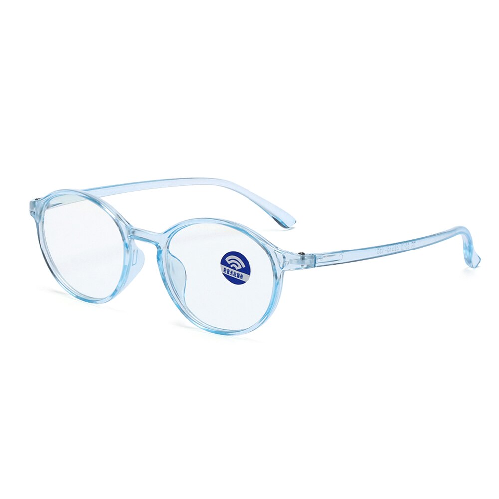 1 Pc Unisex Draagbare Optische Ultra Hars Blauw Licht Blokkeren Brillen Flexibele Vision Care Computer Bril Eyewear Accessoires: Type 02 Light Blue