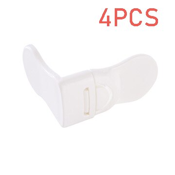4 pz/lotto Del Cassetto Porta Dell&#39;armadio Armadio Wc Serrature di Sicurezza Del Bambino di Sicurezza Per Bambini di Plastica di Cura di Serrature Cinghie Infantile di Protezione Del Bambino: Default Title