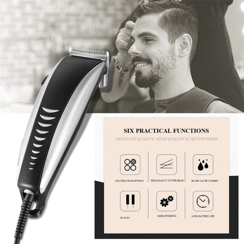 Yrke elektriske menn støpsel-i hårklippere trimmer barber stell sett barbermaskin