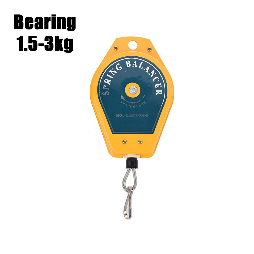 Molla di Bilanciamento a scomparsa Cacciavite Appeso Chiave di Coppia di Gancio Filo di Acciaio Corda di Misura Strumento di Supporto Ergonomico bilancia Scatola: 1.5-3kg