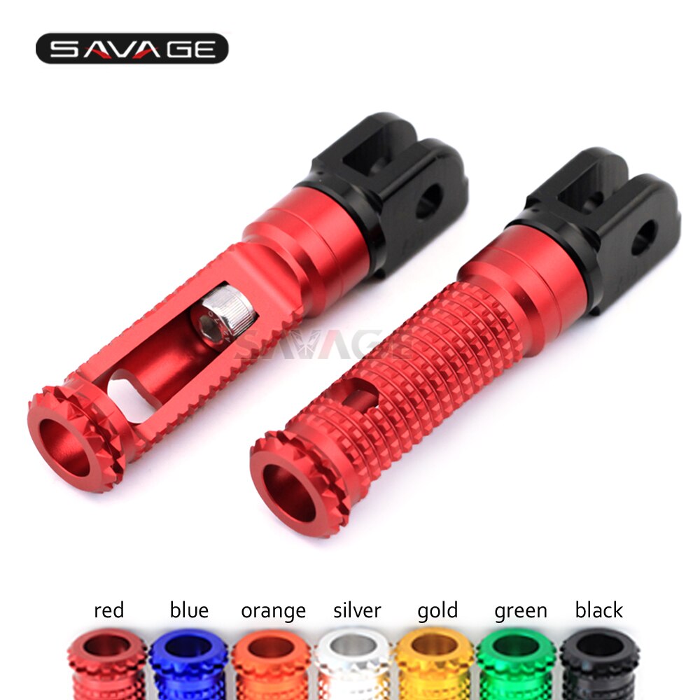För kawasaki  z1000 z800 z750r zx10r zx6r främre fotpinnar fotstöd adapter motorcykel ryttare fotstöd cnc zx -10r zx -6r z 800 1000