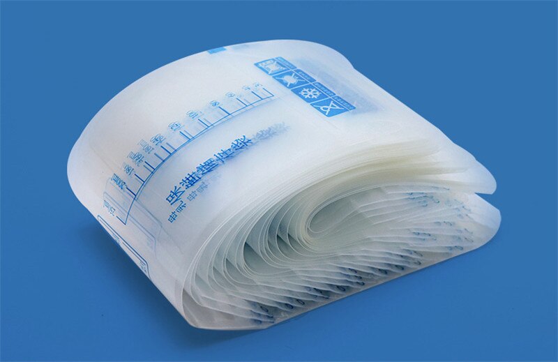 Sac de stockage de lait maternel de stockage de nourriture de bébé 5 pièces 250ml sacs de congélateur de lait mère lait sans BPA bébé sûr sacs d'alimentation alimentation: Default Title