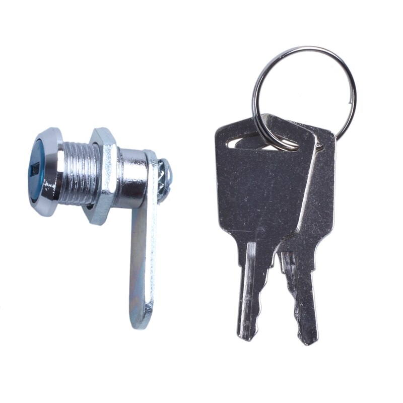 Cam Lock Desk Drawer Lock 16MM + 2 Keys for Arcade Cupboard Mailbox File Cabinet