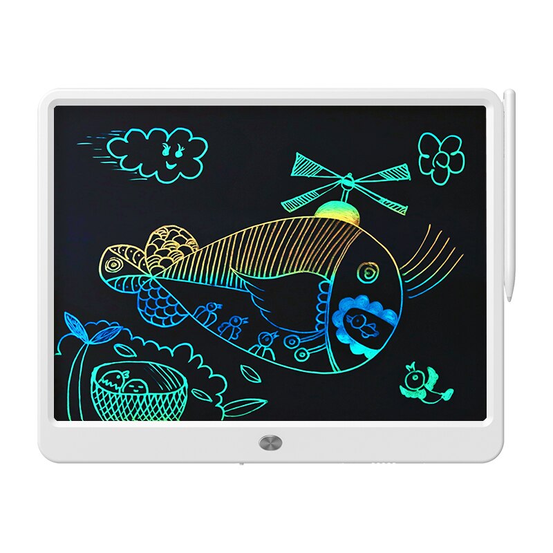 10 ''LCD Schreiben Tablet Bord Kinder Schreiben Pad Zeichnung Malerei Grafikkarte Kind Kreativität Phantasie Kind: 15 Inch Color White