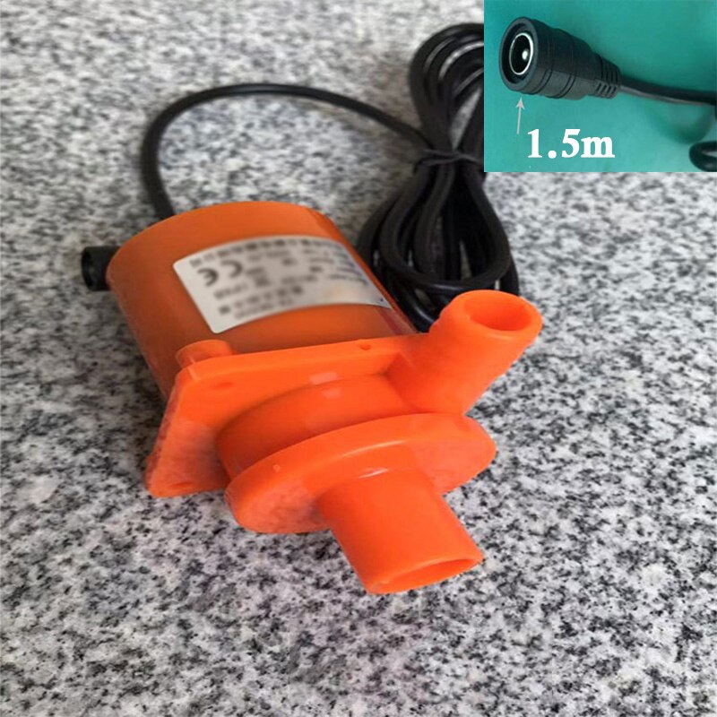 1 X DC 12V Water Circulation Pump Solar Water Pump Brushless Motor 800L/H 18W
