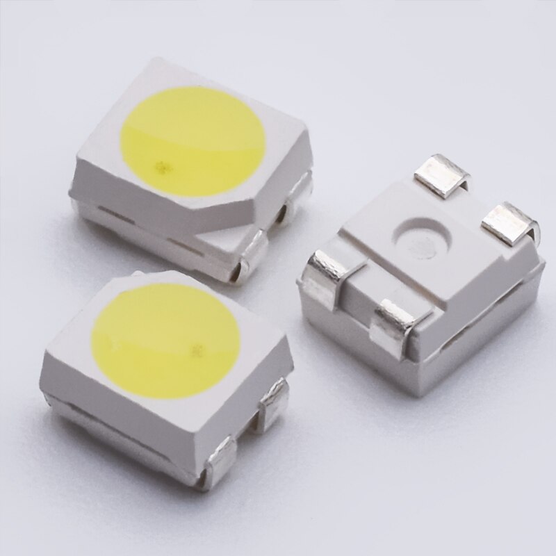 1000pcs/Bag Czinelight Yellow White Bicolor Smd Led Gold Wire Copper Bracket 3528 Smd Led Emittingdiode