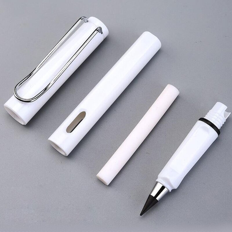 Lápiz sin tinta multiusos, Punta extraíble, lápiz eterno para firmar, para principiantes, estudiantes, bocetos, dibujo para niños