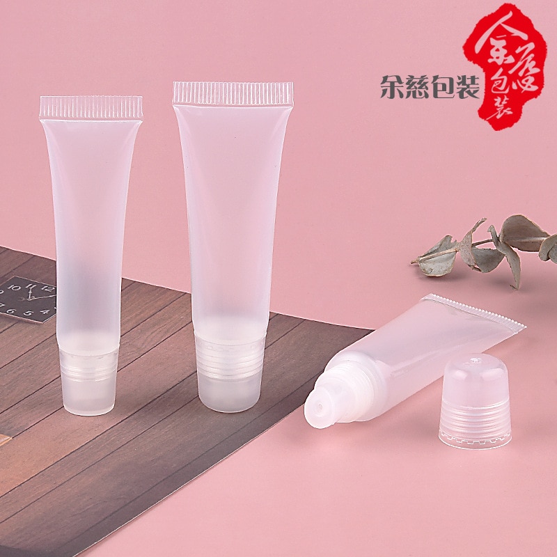10ml 15m rosa lipgloss tuber lipgloss lipgloss tube lipgloss emballasje lipgloss beholdere lip balm beholdere