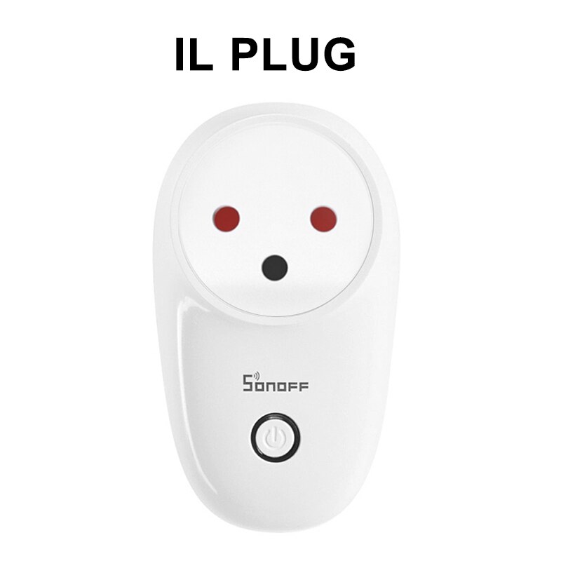 Sonoff S26 Grundlegende WiFi Clever Sockel AU/CN/EU/UK/UNS Drahtlose Stecker Clever Heimat Schalter steckdosen Arbeit Mit Alexa Google Assistent: IL
