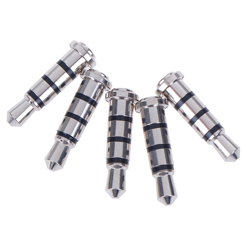 5 Stuks Universal Metal Oortelefoon Jack Smart Key Snelkoppelingen Telefoon Stof Plug