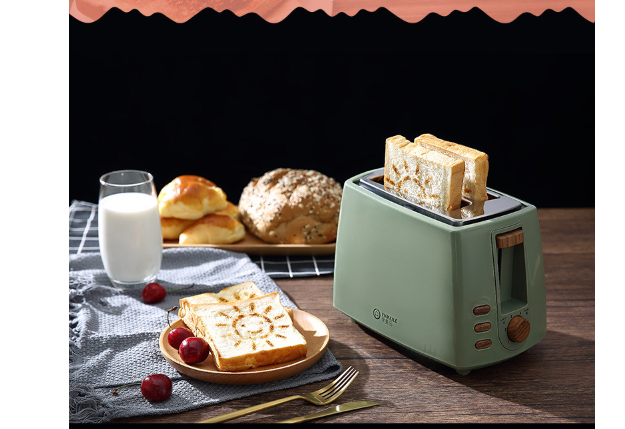 6 Gear Bread automatic toaster Home Electric Toaster 2 Slices Bread Oven Automatic Breakfast Maker