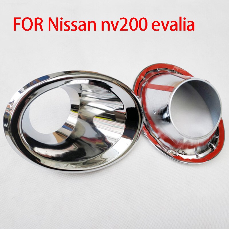 Accessoires de style de voiture de Chrome d'abs de revêtement d'habillage d'antibrouillard avant pour Nissan Nv200 Evalia